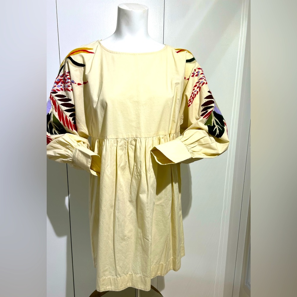 Free People Mini Obsession Embroidered Minidress. NWT